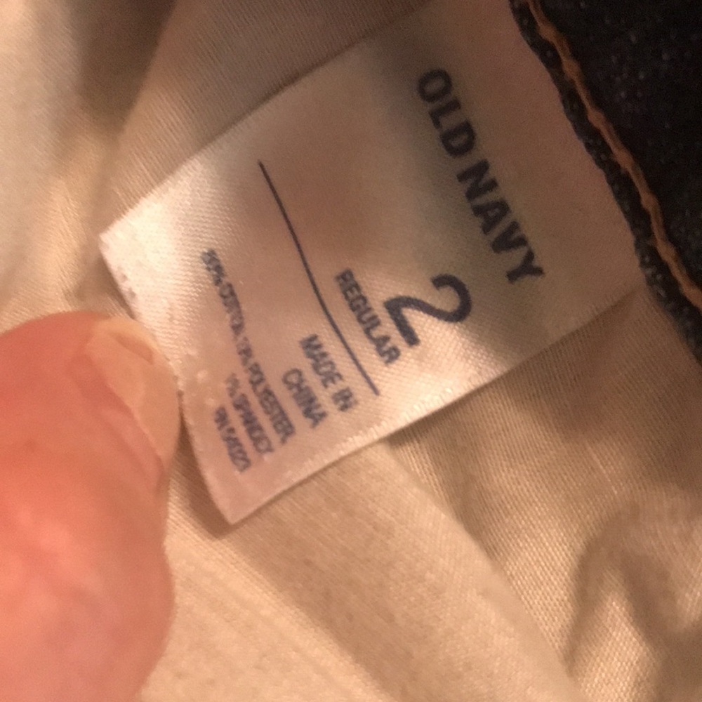 ❤️ (14)Ladies size 2 reg old navy blue jeans by The Diva. Wonderful condition! - Picture 7 of 8
